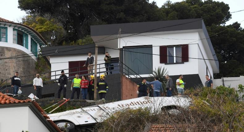 An unknown number of German tourists were killed in the accident in Madeira