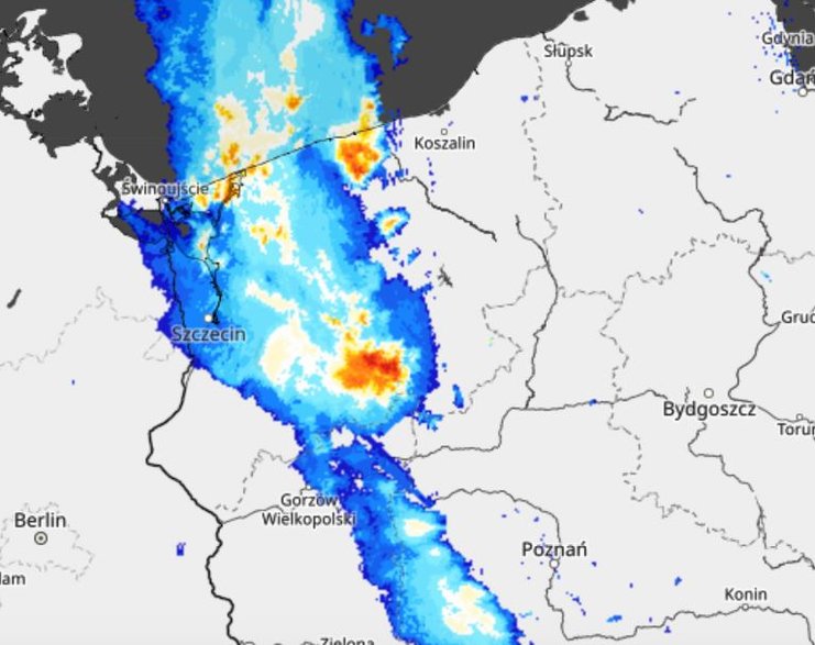 Chmury zbierają się nad Pomorzem Zachodnim