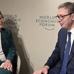 Vučić se sastao sa predsednicom EBRD-a u Davosu