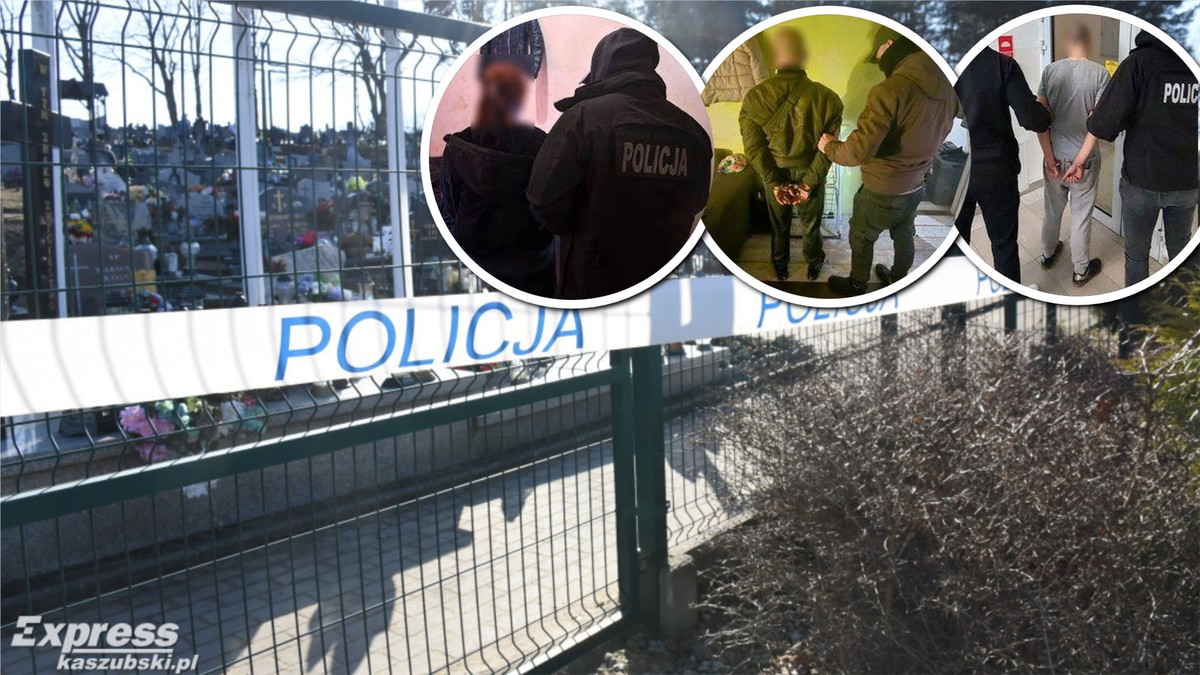 Nocą grasowali po cmentarzach. Policja mówi o 171 grobach