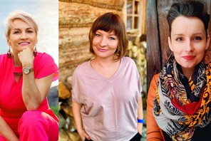 Od lewej: Alina Jeleń - stowarzyszenie Kwiaty Kociewia, Monika Roszak - Fundacja Roll-na, Wiola Piwowarska - Fundacja PasjoDzielnia.