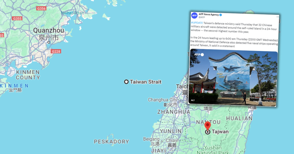 Avioane de război chineze în vecinătatea Taiwanului.  Rapoarte alarmante de la Al Jazeera