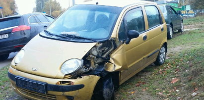 Prowadziła auto, ale nie mogła ustać na nogach