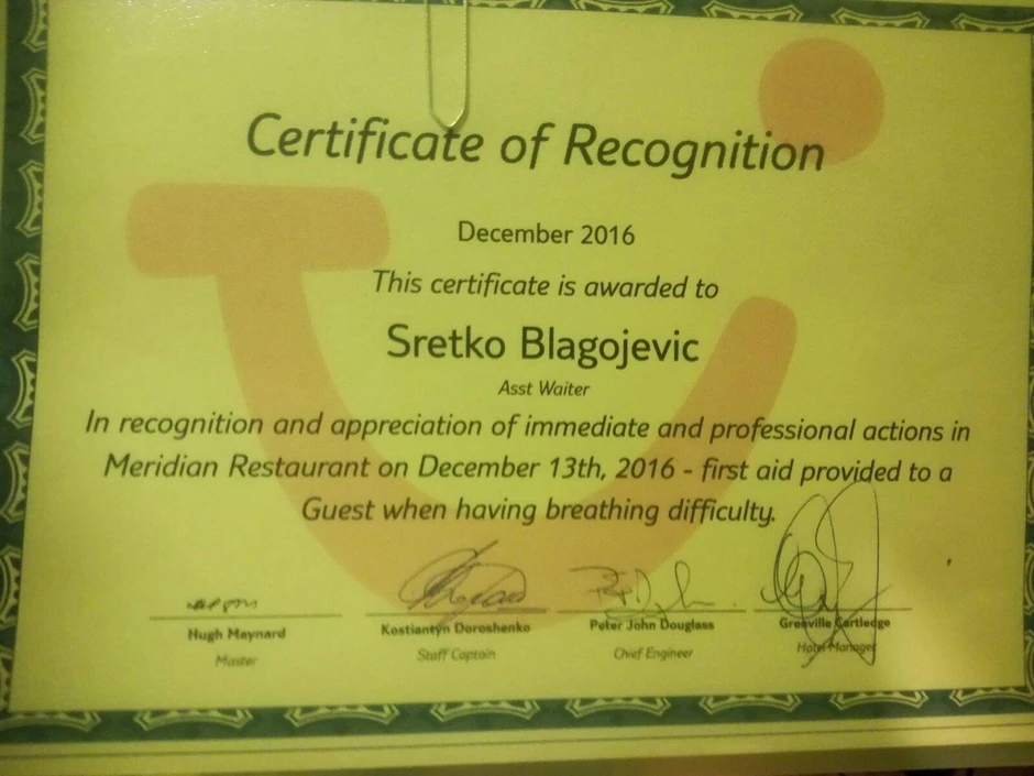 Dobio je nagradu za radnika meseca