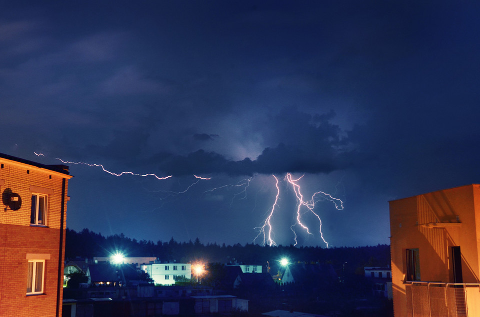 Burza nad Białymstokiem, fot. Artur Traczyk/Daj znać!