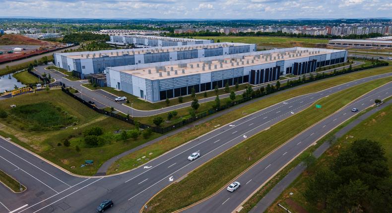 Data centers in Ashburn in Loudon County, Virginia.Ted Shaffrey/AP Photo