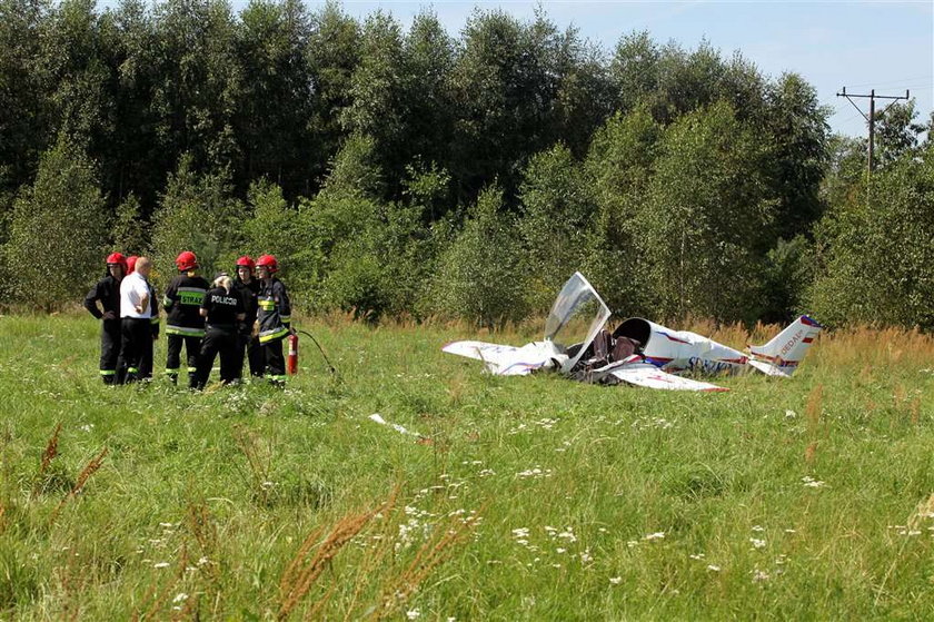 Katastrofa awionetki. Pilot zginął