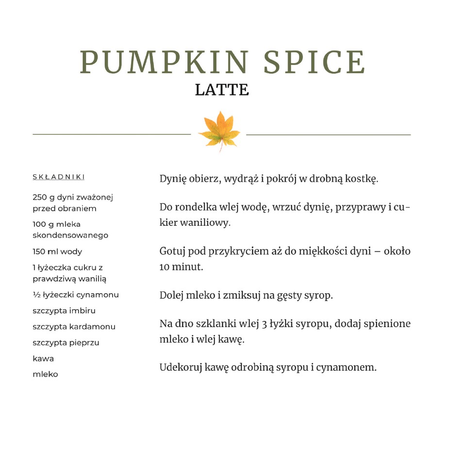 Pumpkin Spice Latte