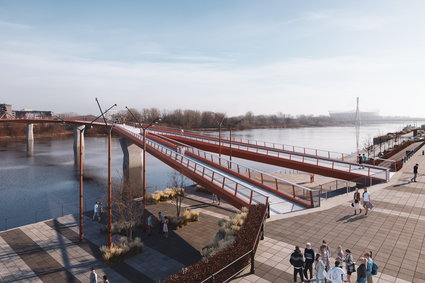 W Warszawie powstanie jeden z najdłuższych mostów pieszo-rowerowych świata. Są wizualizacje