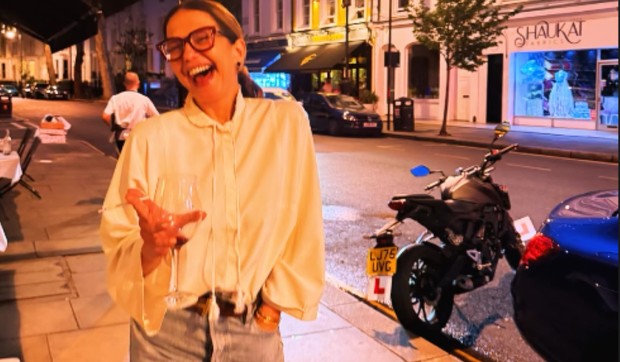 Nataša Ninković sa sinom u Londonu