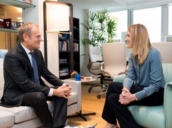 Szefowa PE spotkała się z Tuskiem. "To jeden z najważniejszych momentów w moim życiu"