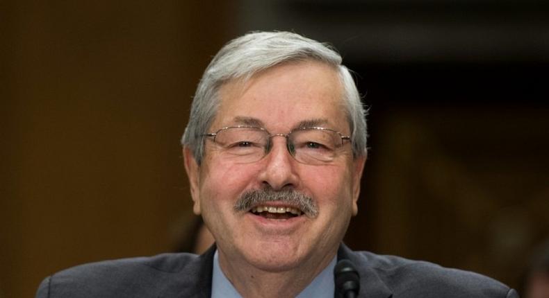 Iowa Governor Terry Branstad will serve as the next US ambassador to China