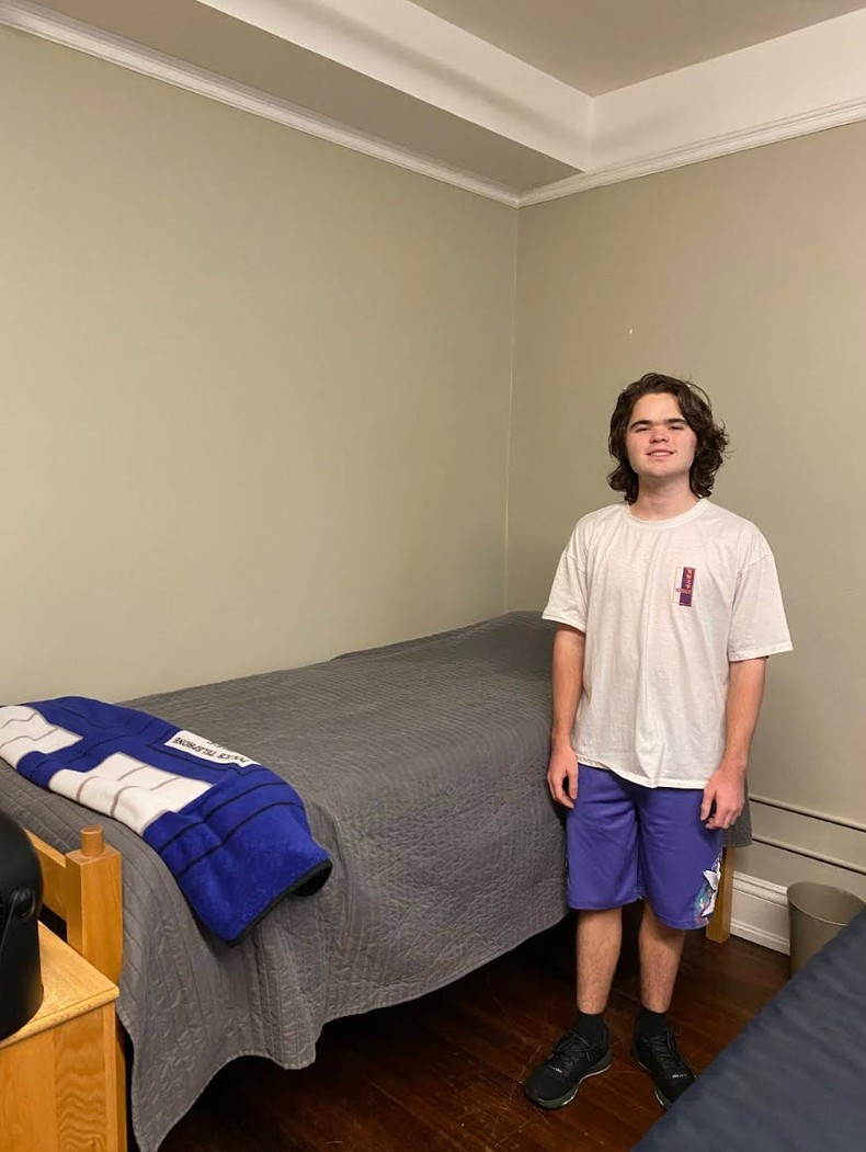 My Son in His Dorm Room