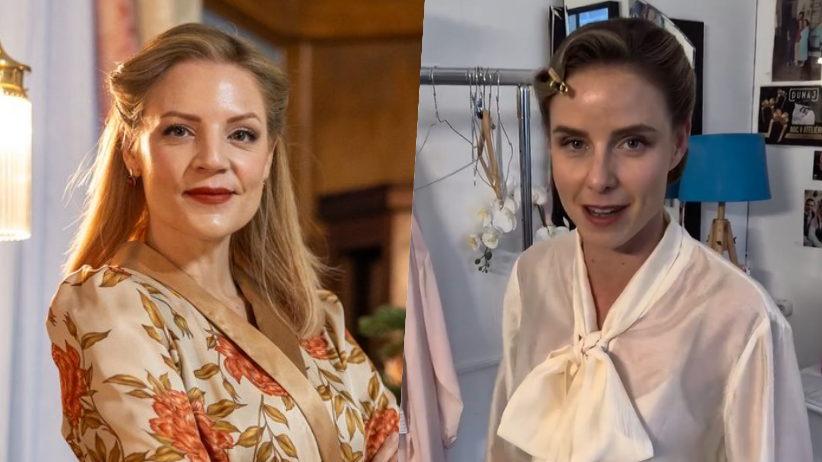 Herečky Barbora Chlebcová a Nela Pocisková.