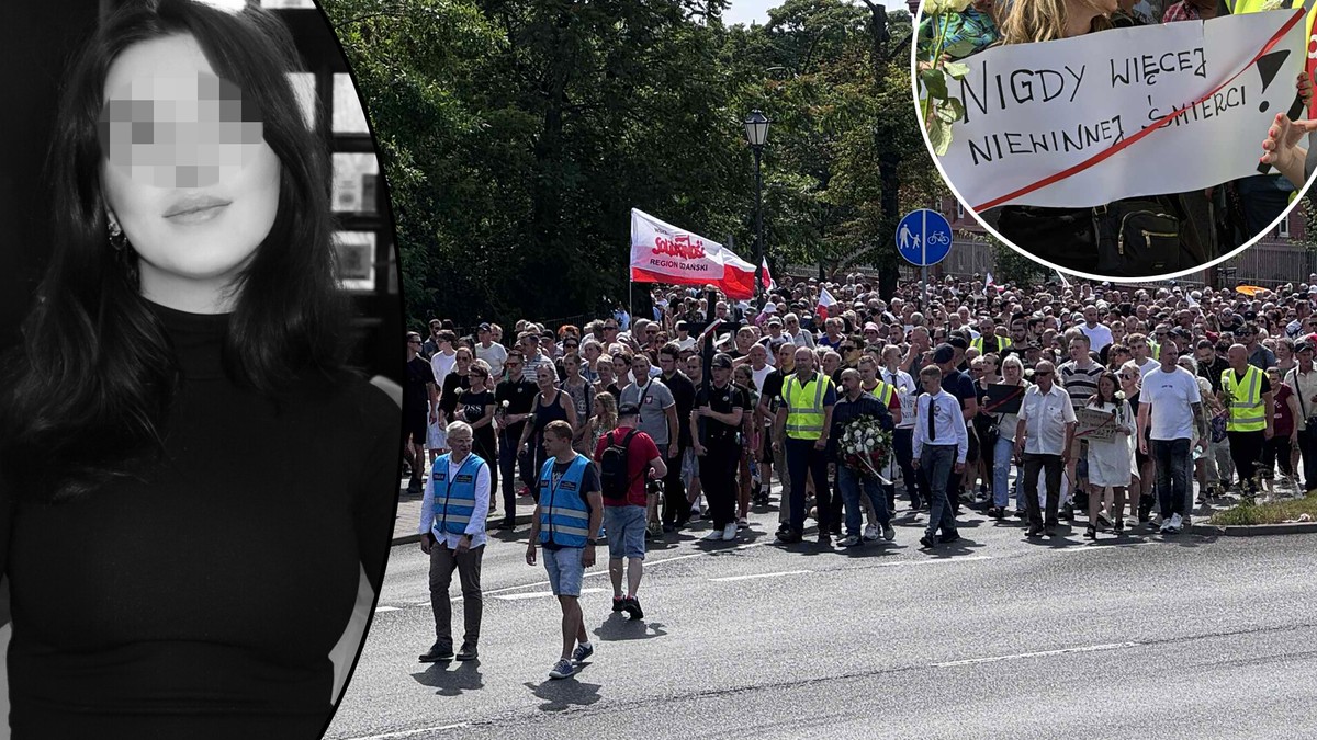 Szpaler ludzi i absolutna cisza. Tysiące ludzi postanowiło oddać hołd zamordowanej Klaudii
