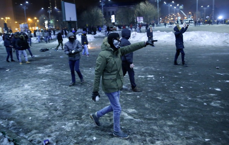 Demonstracja w Bukareszcie
