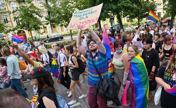 Uczestnicy IV Szczecińskiego Marszu Równości