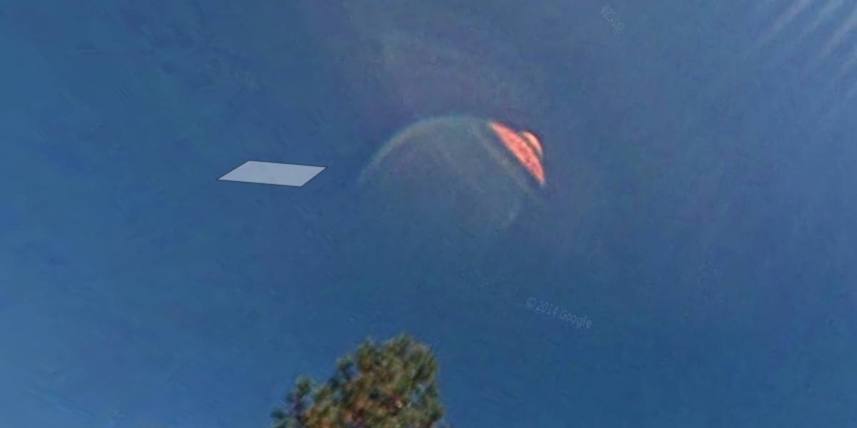 Ufo na google street view