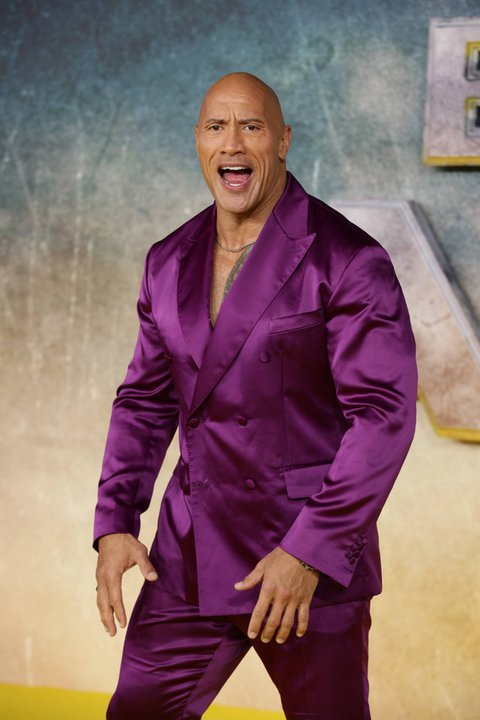 10. Dwayne Johnson (86,07 proc.)