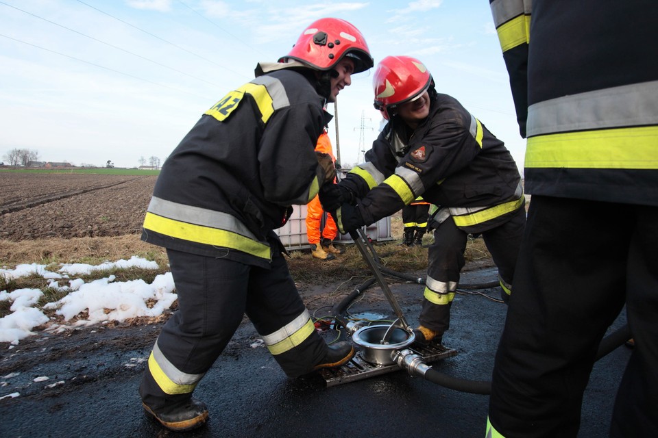 CZEKANÓW WYPADEK CYSTERNY