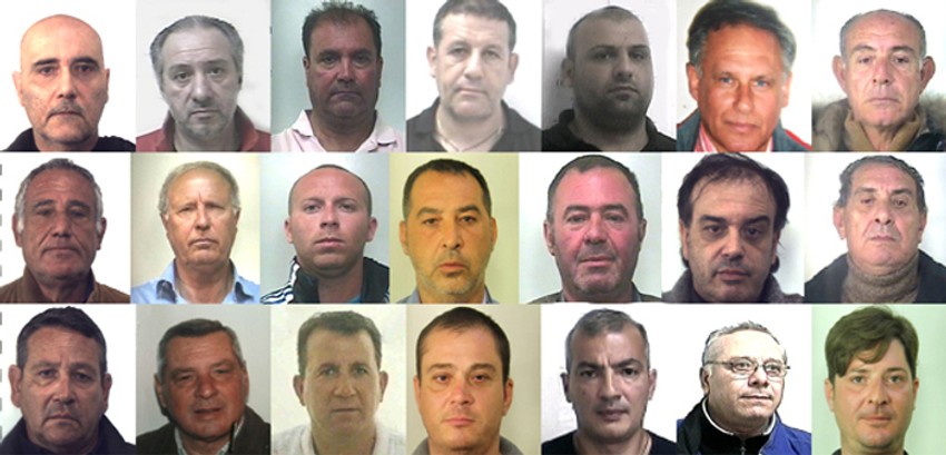 Mafijaška porodica (Pino Skaduto prvi sdesna, drugi red)