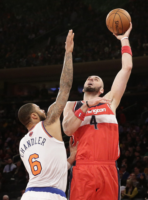 Liga NBA: Dobry mecz Marcina Gortata. Wizards wygrali z Knicks