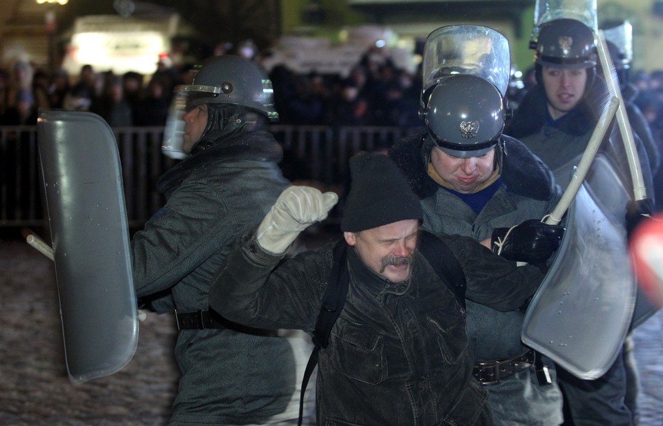 WARSZAWA ROCZNICA STANU WOJENNEGO INSCENIZACJA