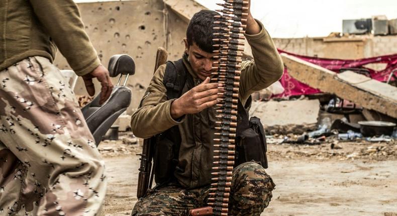 The Kurdish-led Syrian Democratic Forces are trying to pound the last remaining jihadists into surrender