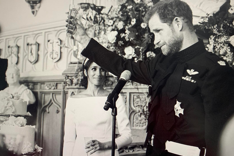 Książę Harry i księżna Meghan na weselu