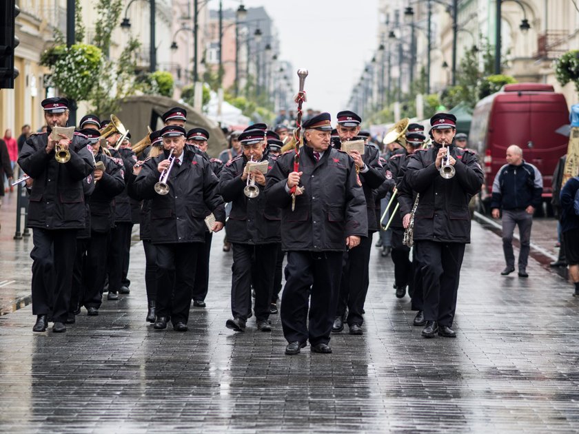 Legiony Piłsudskiego na Piotrkowskiej w Łodzi