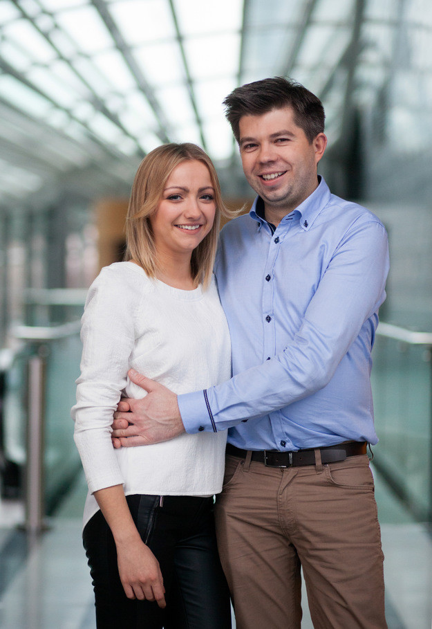 Paweł Szakiewicz i Natalia Wodzianowska