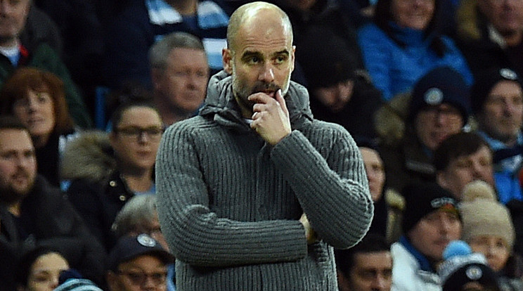 Guardiola a Barcával 2009-ben és 2011-ben már nyert BL-t, most a Cityt vezetné sikerre/Fotó: MTI/EPA-Phillip Richards