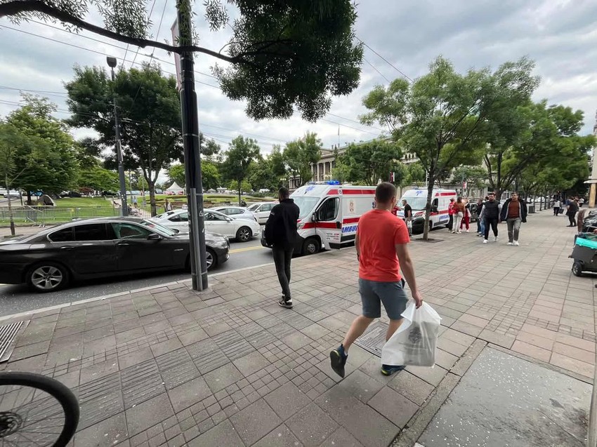 Lekari na mestu udesa