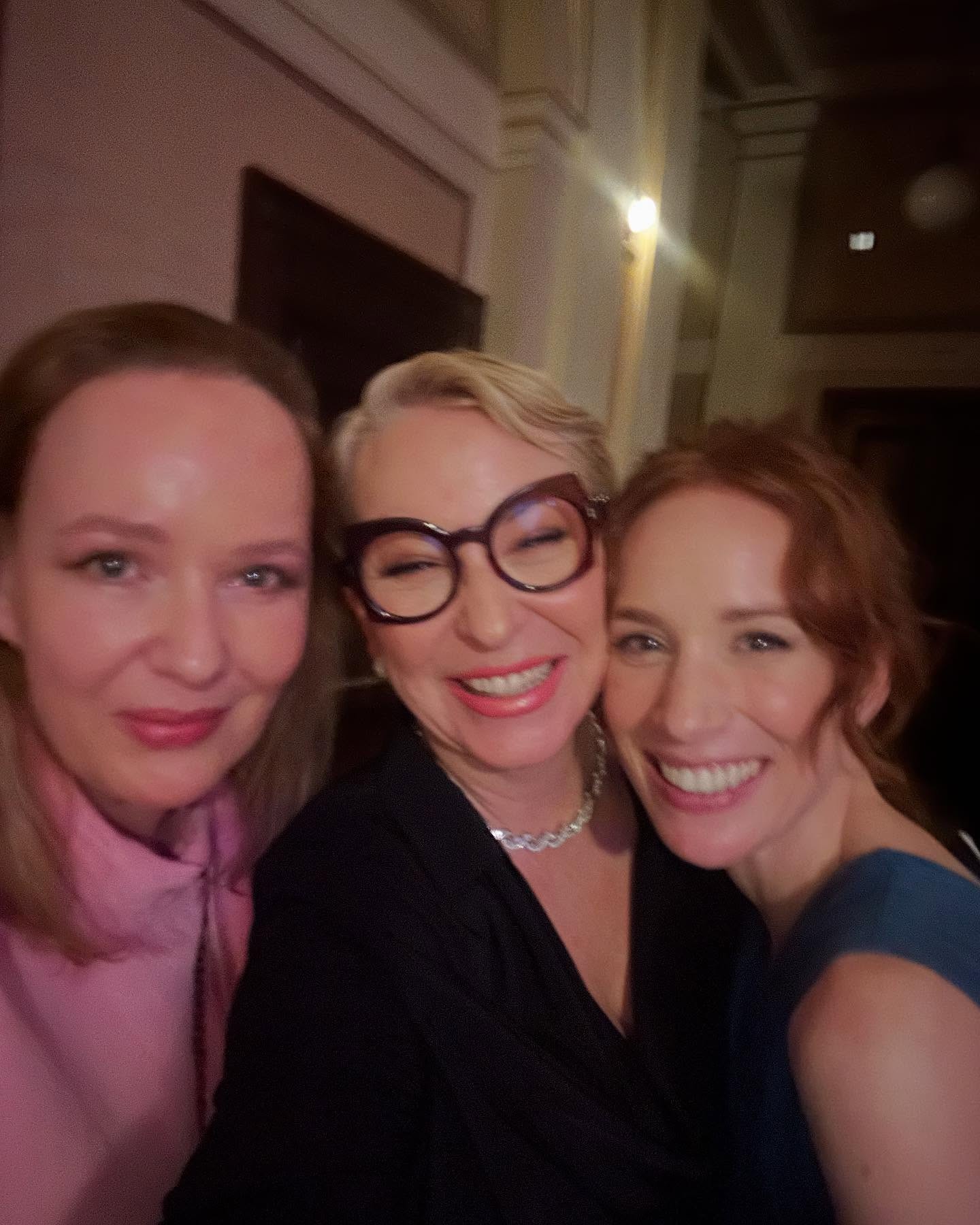 Wanda Adamík Hrycová a Táňa Pauhofová na odovzdávaní filmových ocenení Český lev.