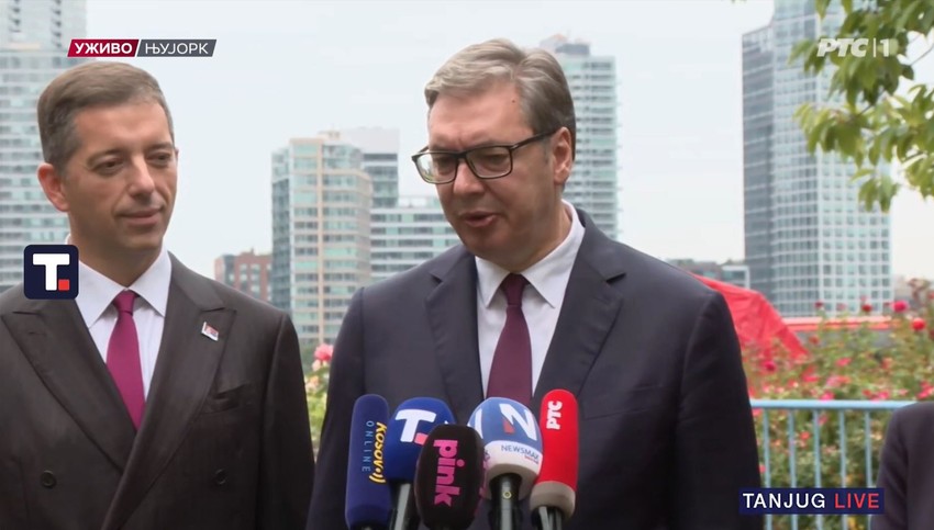 Vučić i Đurić u Njujorku