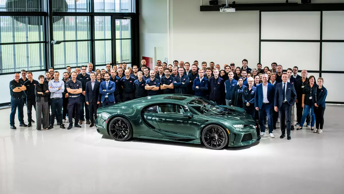 Bugatti świętuje sprzedanie 400. egzemplarza modelu Chiron