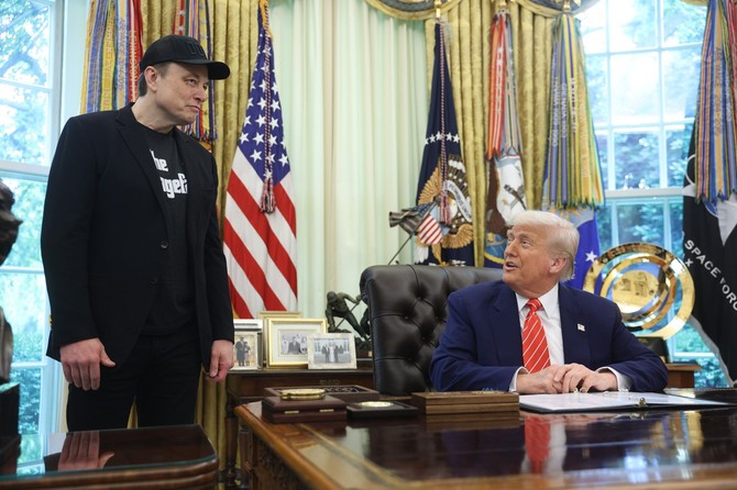 Ilon Mask i Donald Tramp