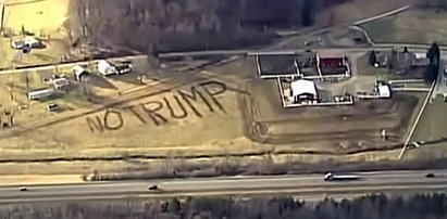 Rolnik nie chce Trumpa w fotelu prezydenta USA. Użył krowiego łajna