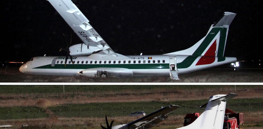 Ze wstydu Włosi przemalowali samolot po katastrofie
