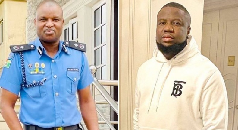 Abba Kyari (L) and Hushpuppi (BBC)