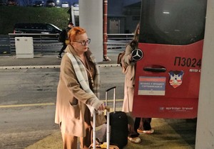 Tanja Bošković na aerodromu