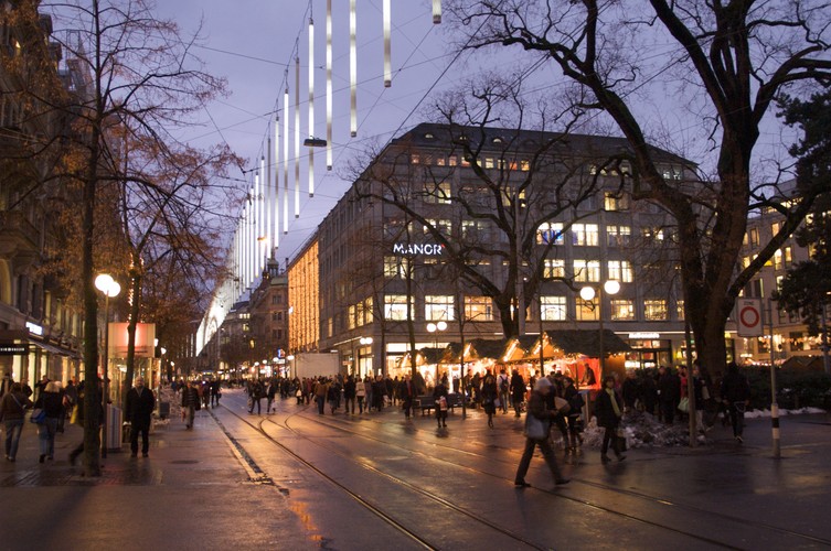 7. Bahnhofstrasse w Zurychu