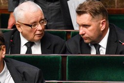 Jarosław Kaczyński i Przemysław Czarnek