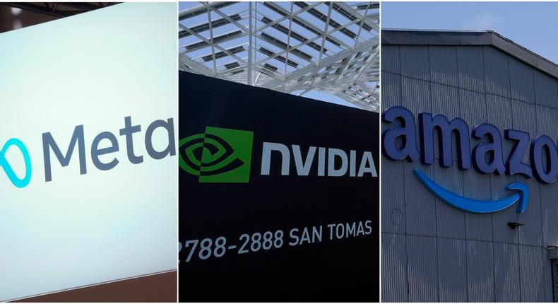 Meta, Nvidia, and Amazon are some of the top companies hiring for generative AI talent.Thibault Camus, AP; Jeff Chiu, AP