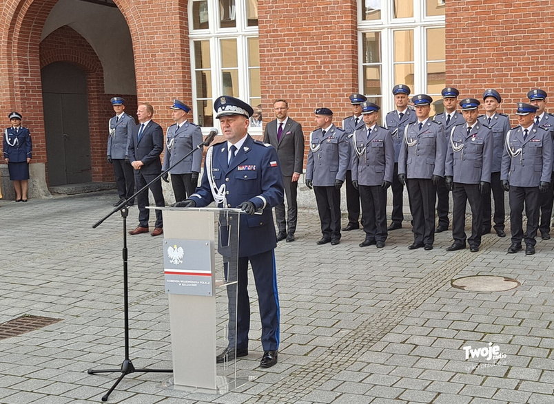 Ślubowanie nowych policjantów w Szczecinie