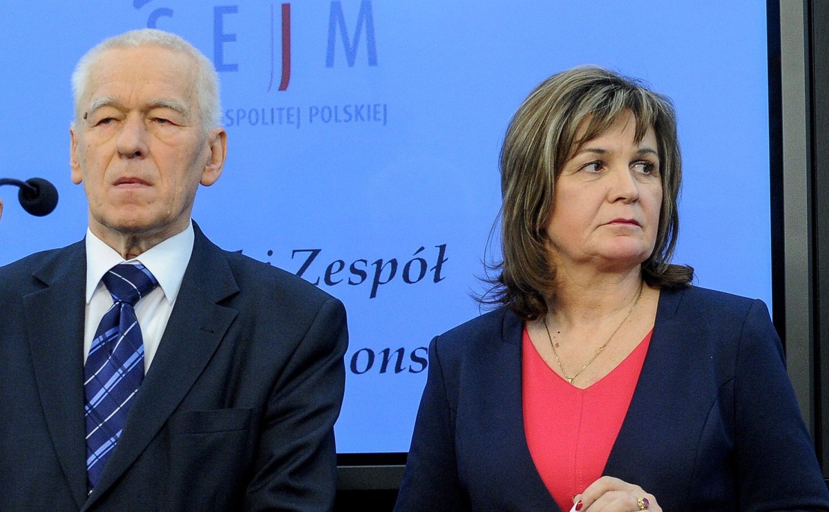 Kornel Morawiecki i Małgorzata Zwiercan