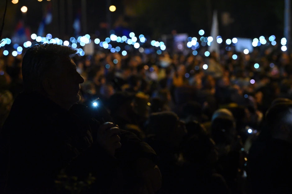 Protest ispred Informera