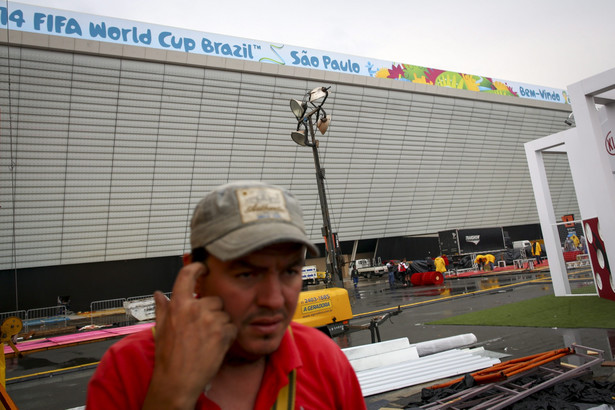 Sao Paulo jest jedną z aren mistrzostw świata w Brazylii EPA/DIEGO AZUBEL