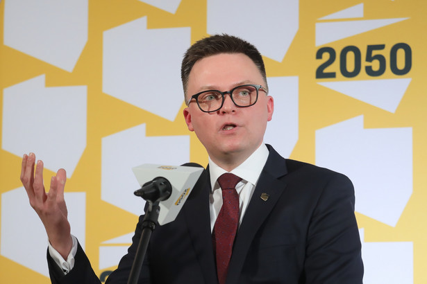 Lider Ruchu Polska 2050 Szymon Hołownia