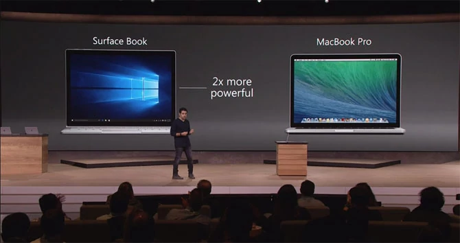 SurfaceBook ma być znacznie mocniejszy od Macbooka Pro